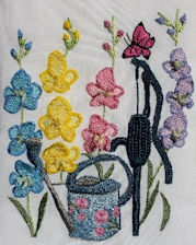 Water Pump & Gladiolas pic