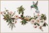 English Rose And Hummingbirds